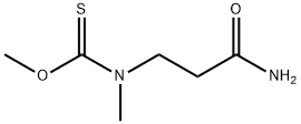 Carbamothioic  acid,  (3-amino-3-oxopropyl)methyl-,  O-methyl  ester  (9CI) 结构式