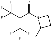 2-Methyl-1-[3,3,3-trifluoro-1-oxo-2-(trifluoromethyl)propyl]azetidine 结构式