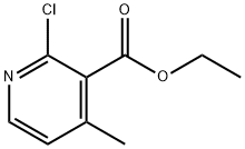 2-氯-4-甲基-烟酸乙酯 结构式