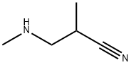 2-甲基-3-(甲基氨基)丙腈 结构式