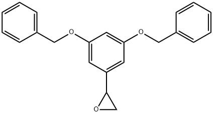 3,5-Dibenzyloxyphenyloxirane 结构式
