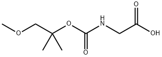 Glycine, N-[(2-methoxy-1,1-dimethylethoxy)carbonyl]- (9CI) 结构式