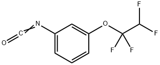 m-(1,1,2,2-tetrafluoroethoxy)phenyl isocyanate  结构式