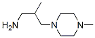 1-Piperazinepropanamine,-bta-,4-dimethyl-(9CI) 结构式