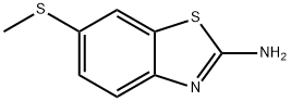 6-(methylthio)benzothiazol-2-amine 结构式