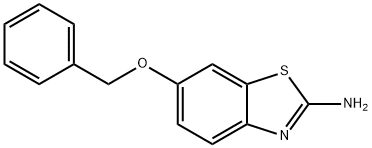 6-(苄氧基)苯并[D]噻唑-2-胺 结构式