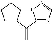 4a,5,6,7,7a,8-Hexahydro-8-methylenecyclopenta[4,5]pyrrolo[1,2-b][1,2,4]triazole 结构式