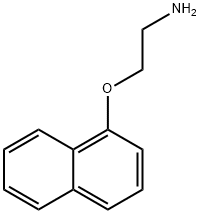 [2-(1-萘氧基)乙基]胺盐酸盐 结构式