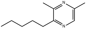 Pyrazine, 3,5-dimethyl-2-pentyl- (9CI) 结构式