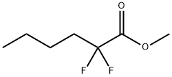 2,2-二氟己酸甲酯 结构式