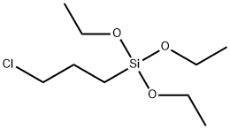 γ-氯丙基三乙氧基硅烷 结构式