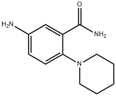 5-氨基-2-(哌啶-1-基)苯甲酰胺 结构式