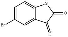 5-bromobenzo[b]thiophene-2,3-dione 结构式