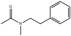 N-Methyl-N-acetyl-2-phenylethanamine 结构式