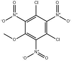 1,3-Dichloro-5-Methoxy-2,4,6-trinitrobenzene 结构式