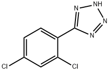 5-(2,4-二氯苯基)-1H-四唑 结构式