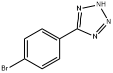 5-(4-溴苯基)-1H-四唑 结构式