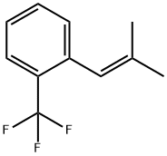 Benzene, 1-(2-methyl-1-propenyl)-2-(trifluoromethyl)- (9CI) 结构式