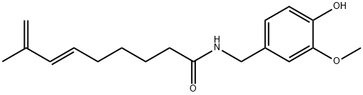 16,17-脱氢辣椒素 结构式