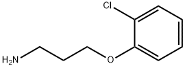 3-(2-氯苯氧基)丙胺 结构式