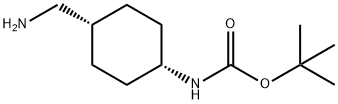 顺-4-(BOC-氨基)环己甲胺 结构式