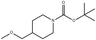 1-BOC-4-甲氧甲基哌啶 结构式