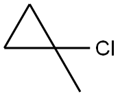 1-Methyl-1-chlorocyclopropane 结构式