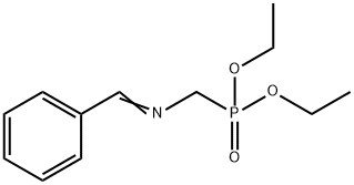 [(亚苄基胺)甲基]磷酸二乙酯 结构式