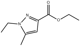 1-乙基-5-甲基-1H-吡唑-3-羧酸乙酯 结构式