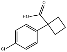 1-(4-氯苯基)-1-环丁羧酸 结构式