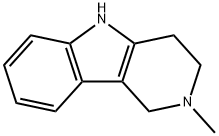 2-METHYL-2,3,4,5-TETRAHYDRO-1H-PYRIDO[4,3-B]INDOLE 结构式