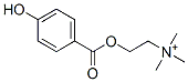 4-羟基苯甲酰胆碱 结构式