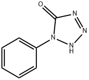 1-PHENYL-1,4-DIHYDRO-5H-TETRAZOL-5-ONE 结构式