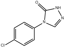 4-(4-氯苯基)-1H-1,2,4-三唑-5(4H)-酮 结构式