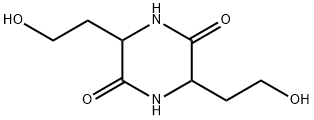 3,6-双(2-羟乙基)-2,5-二酮哌嗪 结构式