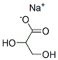 sodium 2,3-dihydroxypropionate 结构式