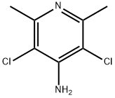 3,5-二氯-2,6-二甲基吡啶-4-胺 结构式