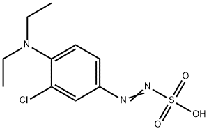 Diazenesulfonic acid, (3-chloro-4-(diethylamino)phenyl)- 结构式