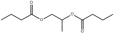 propane-1,2-diyl dibutyrate 结构式