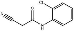乙酰胺,N-(2-氯苯基)-2-氰基- 结构式
