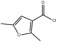 2,5-二甲基-3-呋喃甲酰氯 结构式