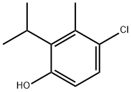 4-chloro-2-isopropyl-m-cresol  结构式
