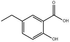 2-羟基-5-乙基苯甲酸 结构式