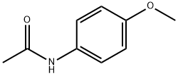 4'-甲氧基乙酰苯胺 结构式