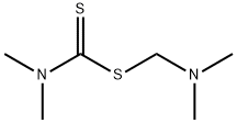 dimethylaminomethyl dimethyldithiocarbamate  结构式