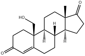 19-羟基雄甾-4-烯-3,17-二酮 结构式