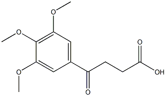 4-氧代-4-(3,4,5-三甲氧基苯基)丁酸 结构式
