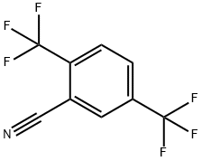 2,5-双三氟甲基苯腈 结构式