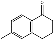 3,4-二氢化-6-甲基-1(2H)-萘酮 结构式
