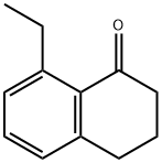 8-乙基-3,4-二氢萘-1(2H)-酮 结构式